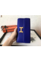 Hermes Constance Long Wallet In Blue Electric Epsom Leather  Replica