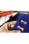 Hermes Constance Long Wallet In Blue Electric Epsom Leather  Replica