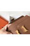 Hermes Constance Long Wallet In Gold Epsom Leather  Replica