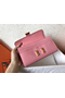 Hermes Constance Long Wallet In Pink Epsom Leather  Replica