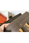 Hermes Constance Long Wallet In Taupe Epsom Leather  Replica