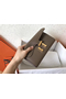 Hermes Constance Long Wallet In Taupe Epsom Leather  Replica