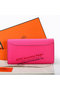 Hermes Constance Long Wallets Original Calfskin Leather A909 Peach  Replica