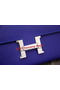 Hermes Constance Long Wallets Original Leather HA909 Dark Blue Wallets  Replica