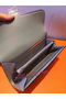 Hermes Constance Long Wallets Original Leather HA909 Light Blue  Replica