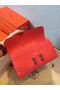 Hermes Constance Long Wallets Original Leather HA909 Light Red Wallets  Replica