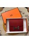 Hermes Constance Wallets espom leather H2297 fuchsia Wallets  Replica