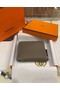 Hermes Constance Wallets espom leather H2298 grey Wallets  Replica