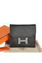 Hermes Constance Wallets Togo Leather A608 Black  Replica