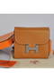 Hermes Constance Wallets Togo Leather A608 Camel  Replica