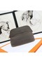 Hermes Cosmetic Bag H3699 Grey  Replica