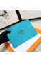 Hermes Cosmetic Bag H3700 Light Blue  Replica