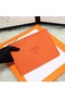 Hermes Cosmetic Bag H3700 Orange  Replica