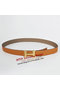 Hermes Dark Gray Bovine Jugular Veins Belt HR1009A Gold  Replica