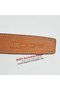 Hermes Dark Gray Bovine Jugular Veins Belt HR1009B Silver  Replica
