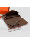 Hermes Dogon Combined Wallet A508 Brown  Replica