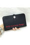 Hermes Dogon Combined Wallet Litchi Leather A508 Black  Replica