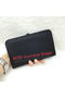 Hermes Dogon Combined Wallet Litchi Leather A508 Black  Replica