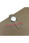 Hermes Dogon Combined Wallet Litchi Leather A508 Khaki  Replica
