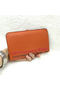 Hermes Dogon Combined Wallet Litchi Leather A508 Orange  Replica