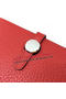 Hermes Dogon Combined Wallet Litchi Leather A508 Red  Replica