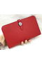 Hermes Dogon Combined Wallet Litchi Leather A508 Red  Replica