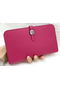 Hermes Dogon Combined Wallet Litchi Leather A508 Rose  Replica