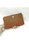 Hermes Dogon Combined Wallet Litchi Leather A508 Wheat  Replica