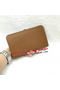 Hermes Dogon Combined Wallet Litchi Leather A508 Wheat  Replica