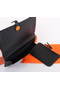 Hermes Dogon Combined Wallets A508 Black  Replica