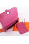 Hermes Dogon Combined Wallets A508 Roseo  Replica