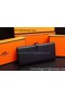 Hermes Dogon Original Leather Wallet H509 Black  Replica