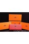 Hermes Dogon Original Leather Wallet H509 Light Red  Replica