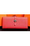 Hermes Dogon Original Leather Wallet H509 Light Red  Replica