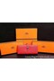 Hermes Dogon Original Leather Wallet H509 Red  Replica