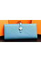 Hermes Dogon Original Leather Wallet H509 SkyBlue  Replica