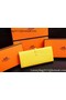 Hermes Dogon Original Leather Wallet H509 Yellow  Replica