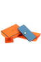 Hermes Dogon Togo Leather Wallet Travel Case A808 Blue  Replica