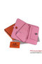 Hermes Dogon Wallet Saffiano Leather Travel Case H001 Pink  Replica