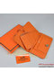 Hermes Dogon Wallet Travel Case H001 Orange  Replica