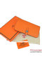 Hermes Dogon Wallet Travel Case H001 Orange  Replica