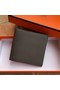 Hermes espom leather Wallet H2296 dark grey  Replica