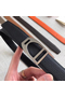 Hermes Etrier Buckle Belt & Black Clemence 32 MM Strap  Replica