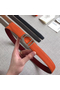Hermes Etrier Buckle Belt & Orange Clemence 32 MM Strap  Replica