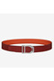 Hermes Etrier Buckle Belt & Orange Clemence 32 MM Strap  Replica