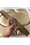 Hermes Etriviere 40 Belt In Etoupe Epsom Leather  Replica