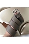 Hermes Etriviere 40 Belt In Etoupe Epsom Leather  Replica
