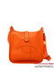 Hermes Evelyn Bag Calf Leather H1188 Orange  Replica
