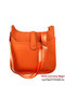 Hermes Evelyn Bag Calf Leather H1188 Orange  Replica