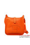 Hermes Evelyn Bag Calf Leather H1188 Orange  Replica
